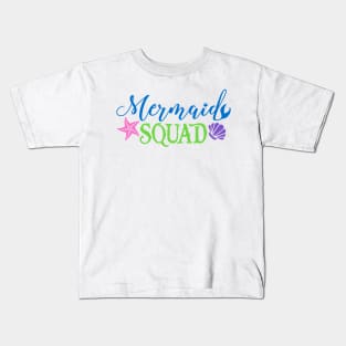 Mermaid Squad Kids T-Shirt